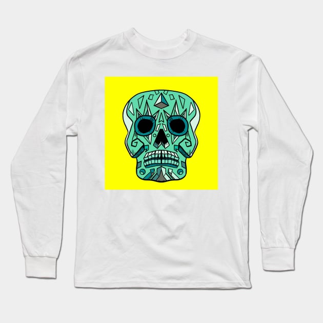 Candy skull 4 Long Sleeve T-Shirt by fakeface